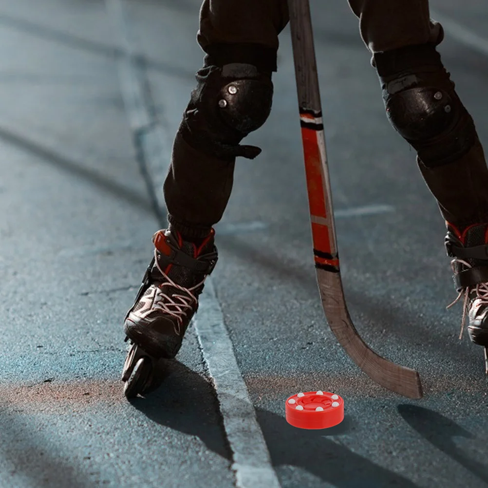 

2Pcs Roller Hockey Pucks Training Set Long-Lasting Smooth Surface Indoor Outdoor Practice Skill Development Hockey Equipment
