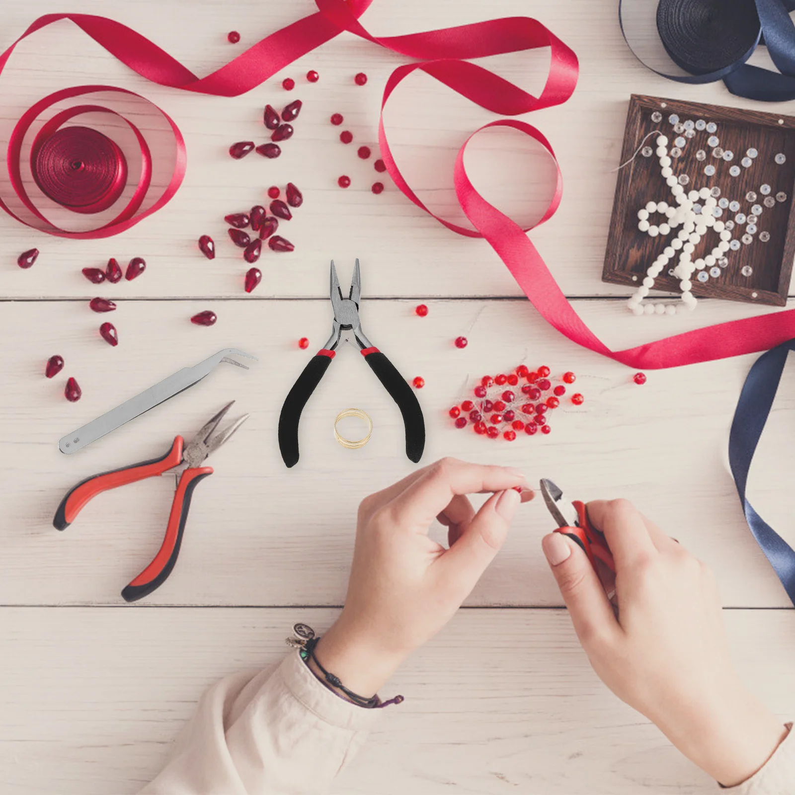 

1 set Open Jump Rings Set Premium Durable Jewelry Making Diy Craft Supplies Connectors For Bracelets Earrings Accessories Kit