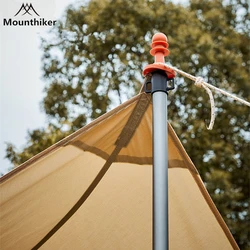 Mounthiker-postes de tienda de campaña ajustables de 2,8 M, aleación de aluminio, ligero, telescópico, refugio de playa, toldo de lona para acampar y senderismo