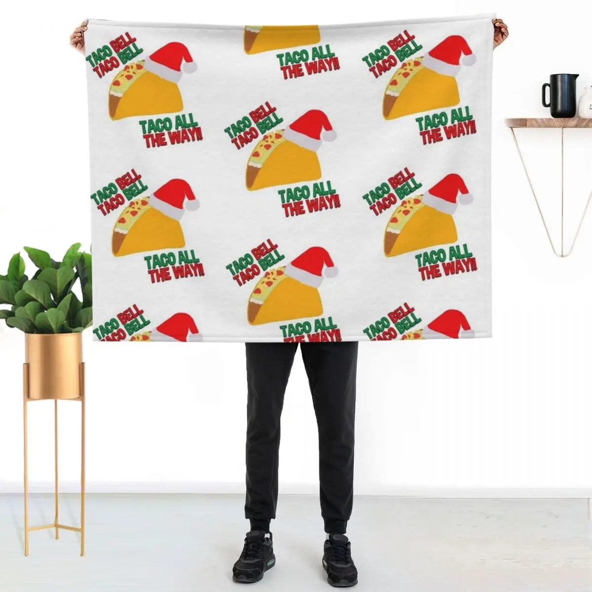 Taco Bell, Taco Bell, Taco All The Way! Throw Blanket Luxury Thicken blankets ands Luxury St Tourist decorative Blankets