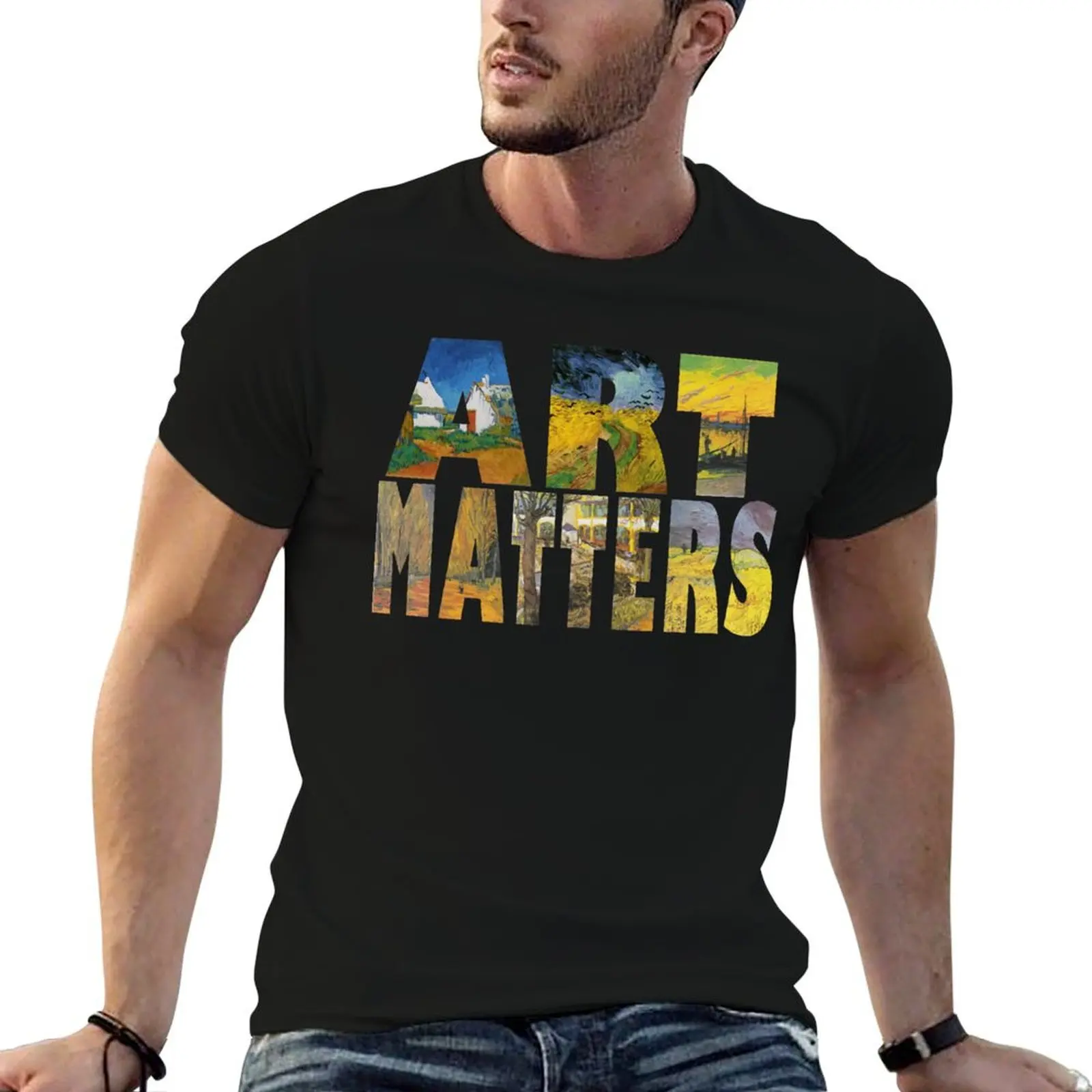 

Мужская футболка Art Matters, знаменитая повседневная футболка художника, мужская роскошная футболка