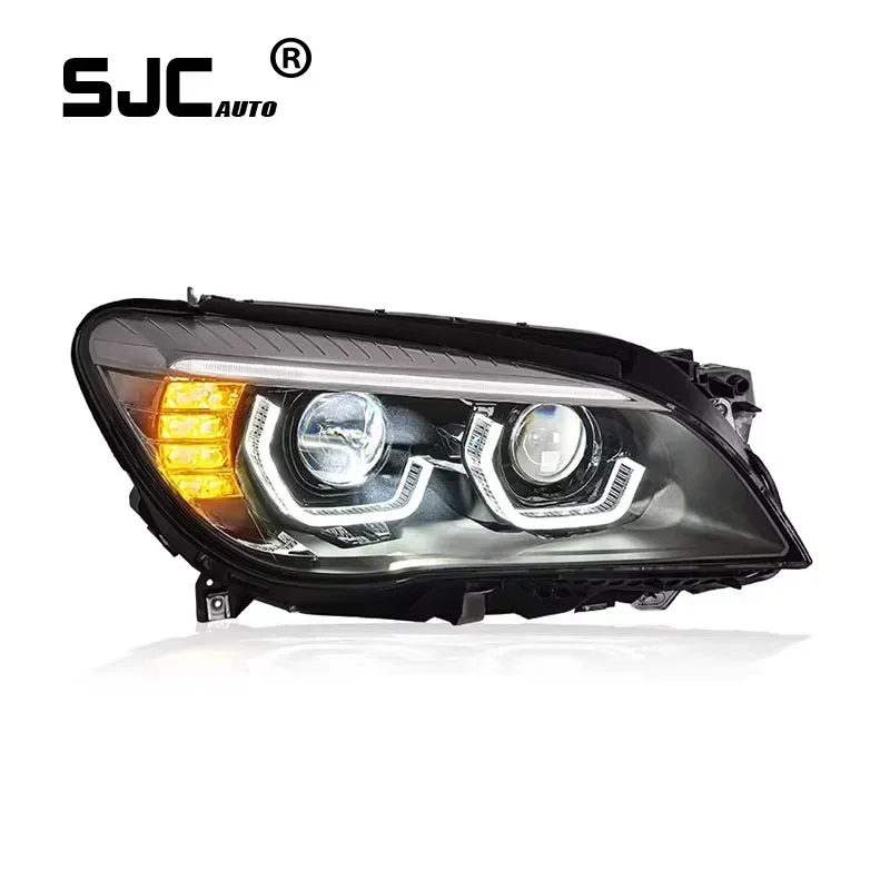 

SJC Auto for BMW 7-Series F01 F02 2009-2015 Headlights Modified LED Laser Lens Headlight Car Accessories for BMW plug and play