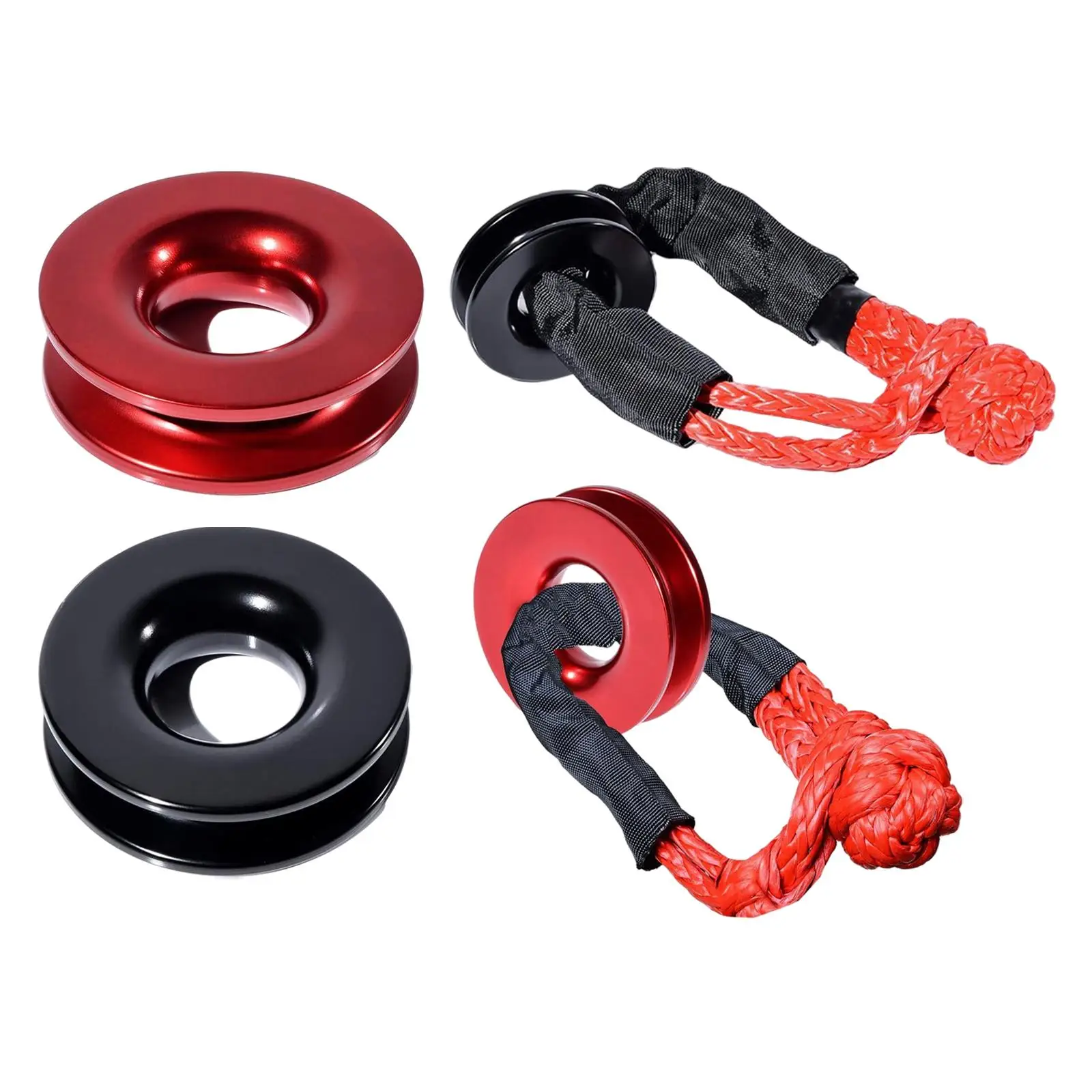 Car Recovery Ring 38000 lbs Winch Soft Shackle Depot SUV Truck Boat