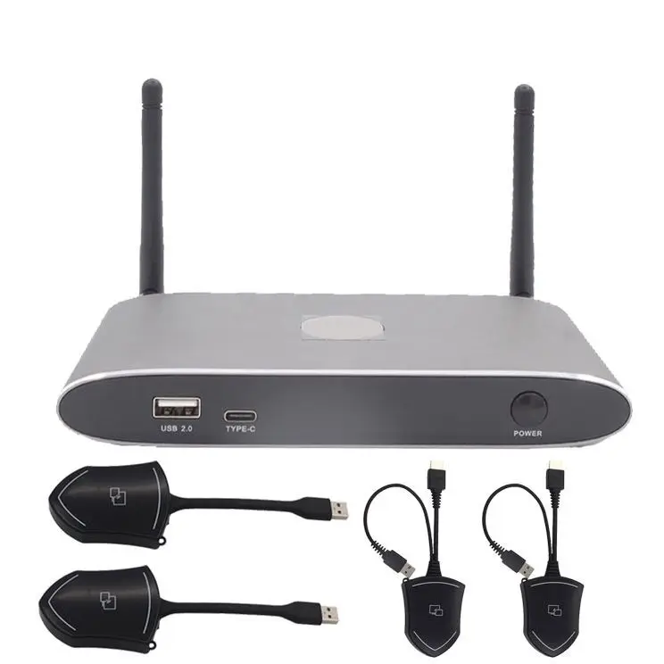 

Hot sale screens multiviewer wireless presentation video sender transmitter receiver switcher