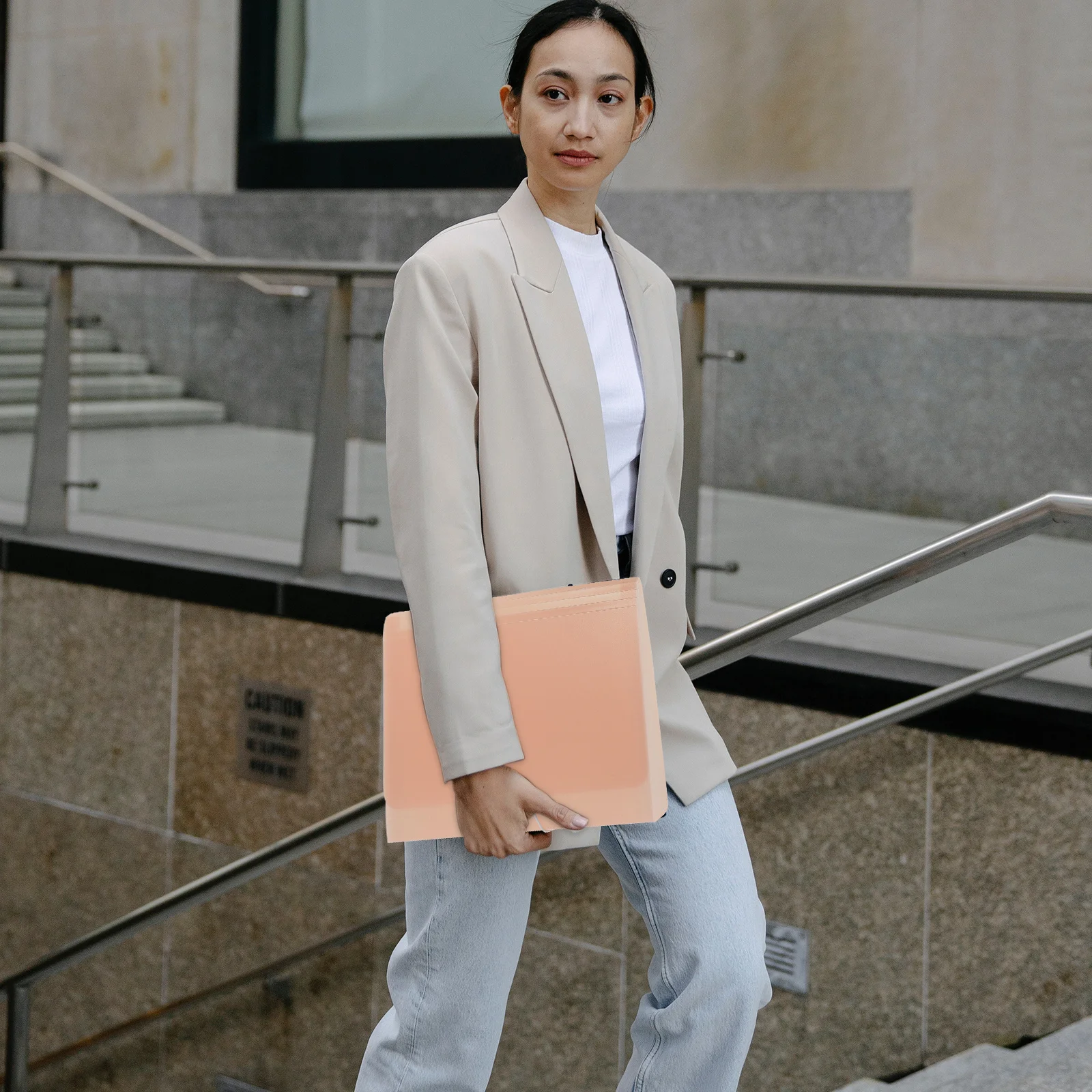 Plastic Accordion Folder Small Multipurpose Document Organizer For Checks Bills Receipts Storage File Holder Portable Data