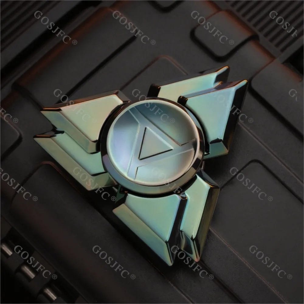 

LIUMANG EDC Спиннер для снятия стресса Игрушка из нержавеющей стали с цирконием Непоседа игрушки для взрослых