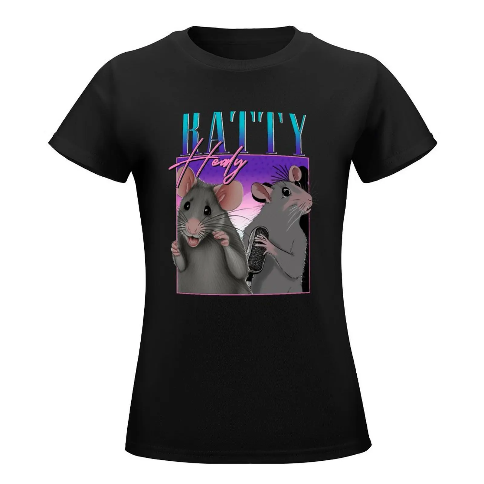 Matt Healy - Ratty Healy Vintage bootleg T-Shirt animal prinfor female lady clothes t-shirts for Women loose fit