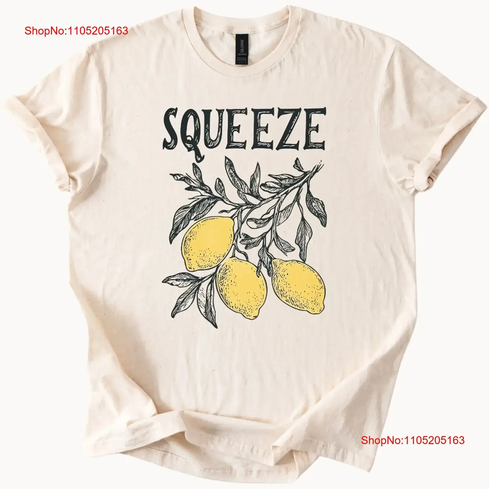 

Squeeze Lemon T Shirt Vintage Inspired Summer Top vintage Washed graphic Comfortable streetwear Top For Everyday Wear Soft