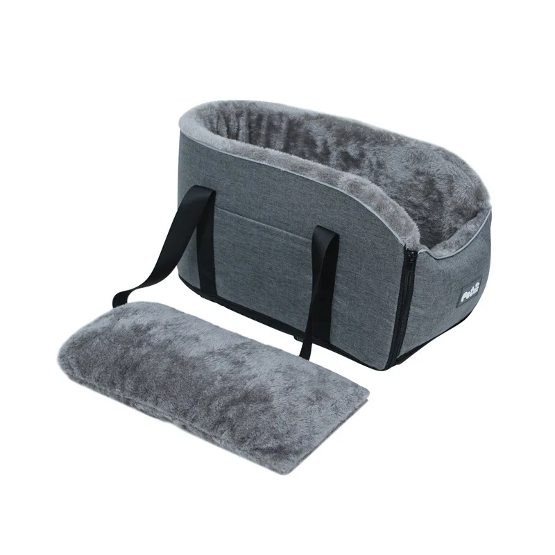 Imagem -05 - Portátil Cão Console do Assento de Carro Bolsas Viagem Lavável Anti Deslizamento Cão Gato Carro Impulsionador Assento Transportadora Bolsa Suprimentos para Animais Estimação