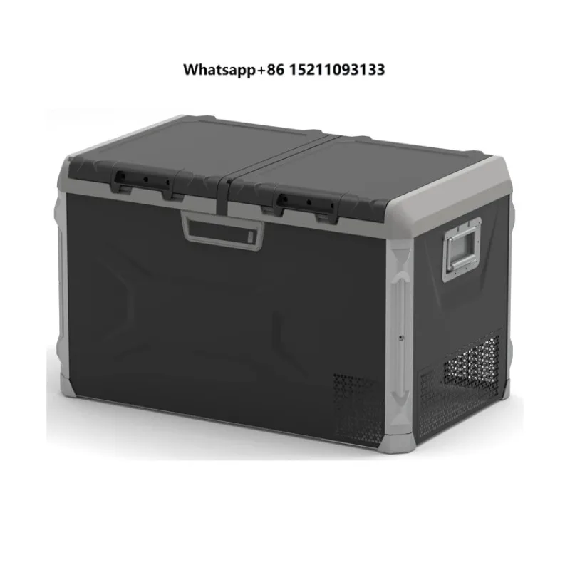 12v/24v 80l Cooler Box Portable Car Fridges 45w Truck Freezer Vehicle Camping Refrigerator Abs Fridge