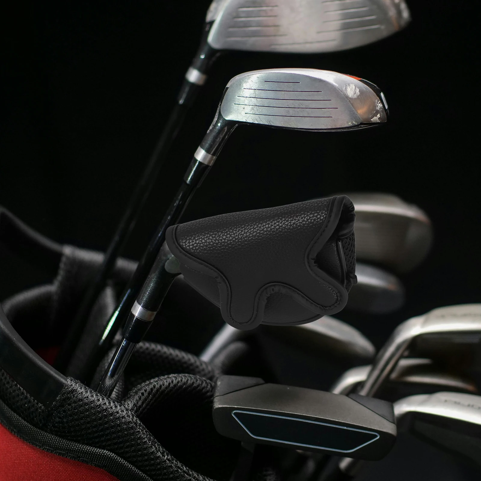 

Golf Club Cover Protectors Putter Accessories Protection Mallet Driver Head Bag
