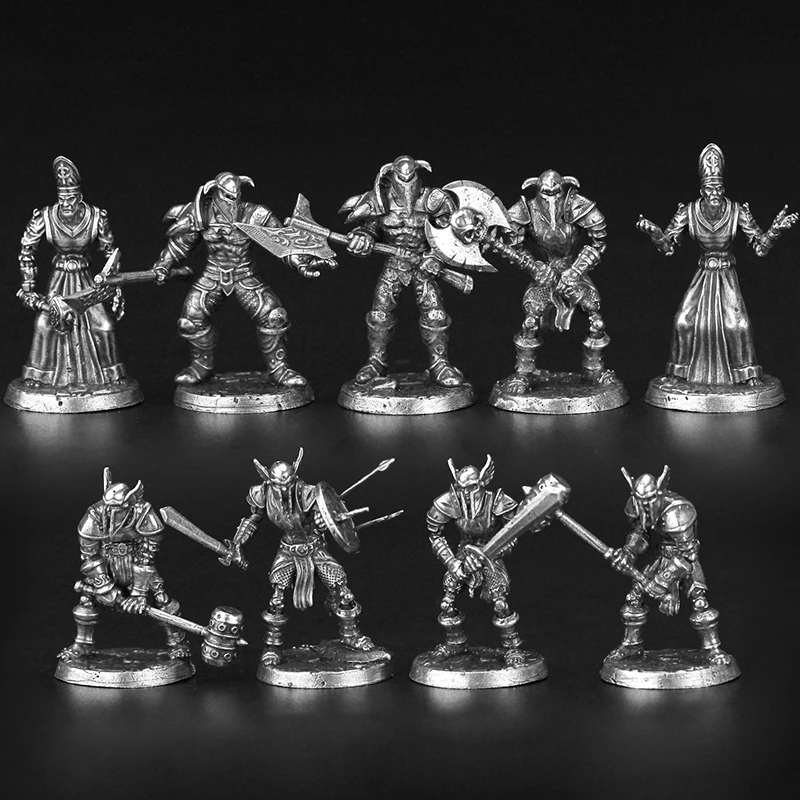 Figurines de soldat Ranger foncé en métal Cupronickel, pièce de jeu de société, accessoires d'ornement miniatures, Figurine créative