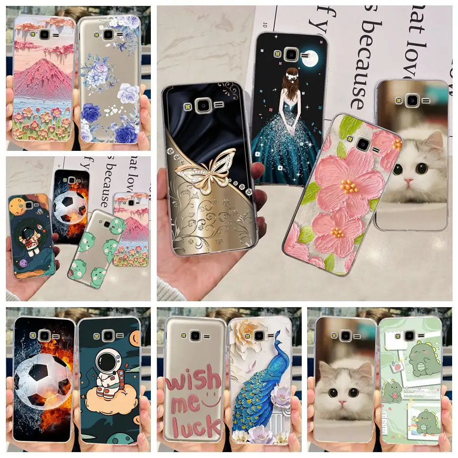 For Samsung Galaxy J7 Nxt Case J7 Neo J7 Core J701F Stylish Painted Phone Case For Samsung J7 2015 J700F Soft Cover 5.5'' Bumper