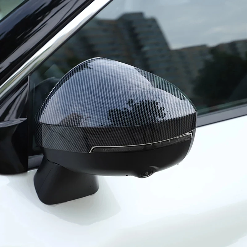 Carbon Fiber Rear View Mirror Cover-Side Mirror Cover Cap Fit For Nissan Juke 2019-2022 Accessories