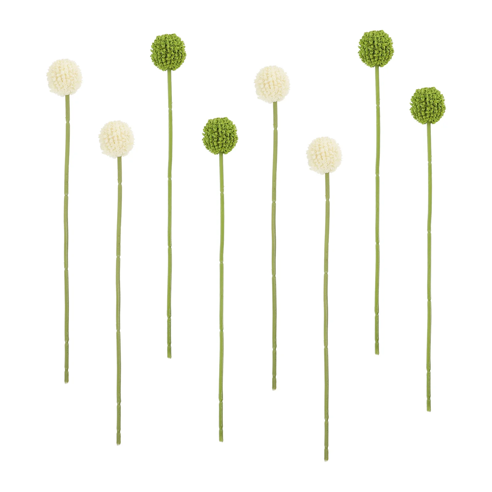 

8Pcs Artificial Craspedia Realistic Flower Appearance DIY Table Centerpieces Decoration for Weddings Banquets Parties Home