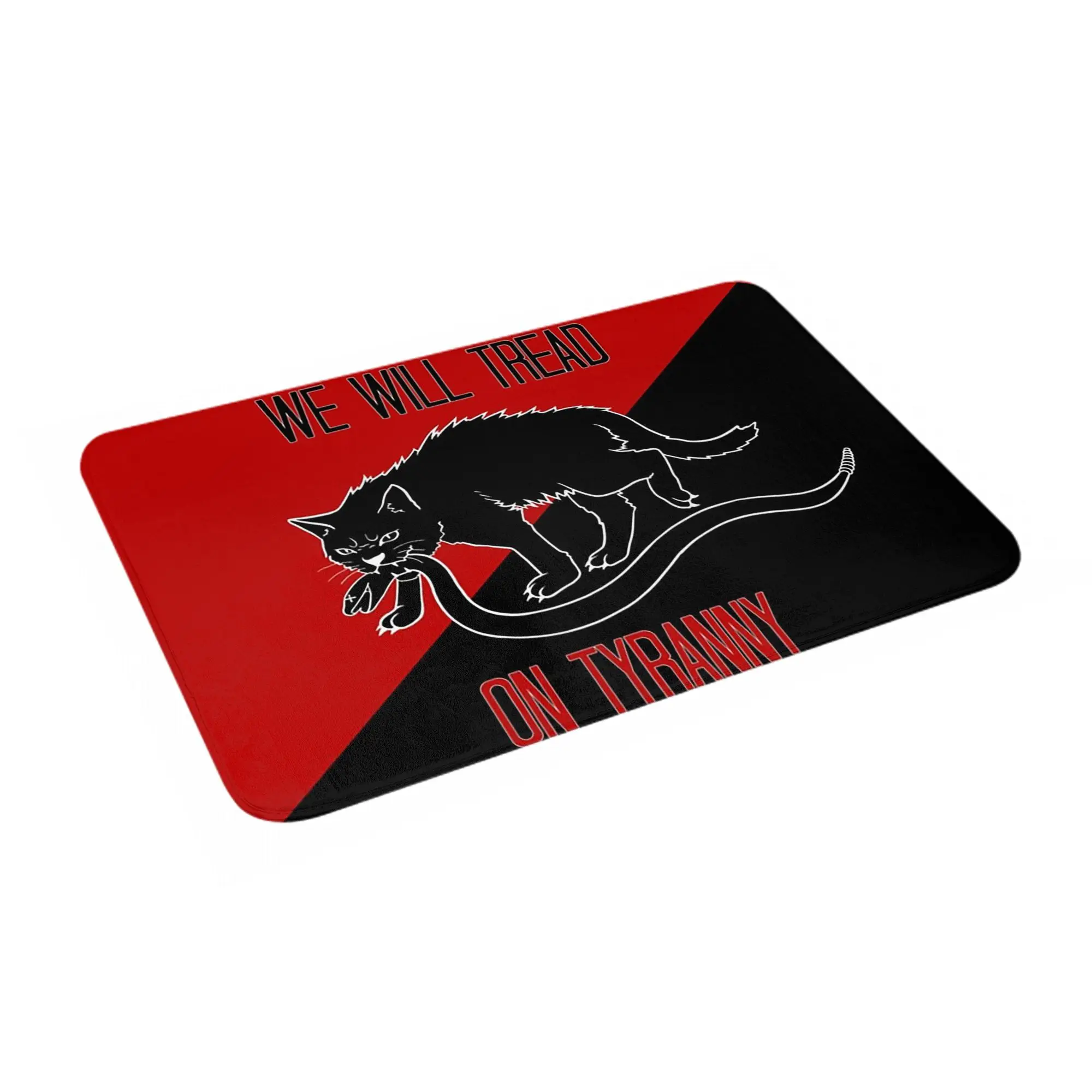 

МЫ КРИТОМ НА ТИРАННЫЙ ЛЕВЫЙ ФЛАГ Противоскользящий коврик для двери Коврик для кухни Вход Домашняя гостиная Коврики для ног