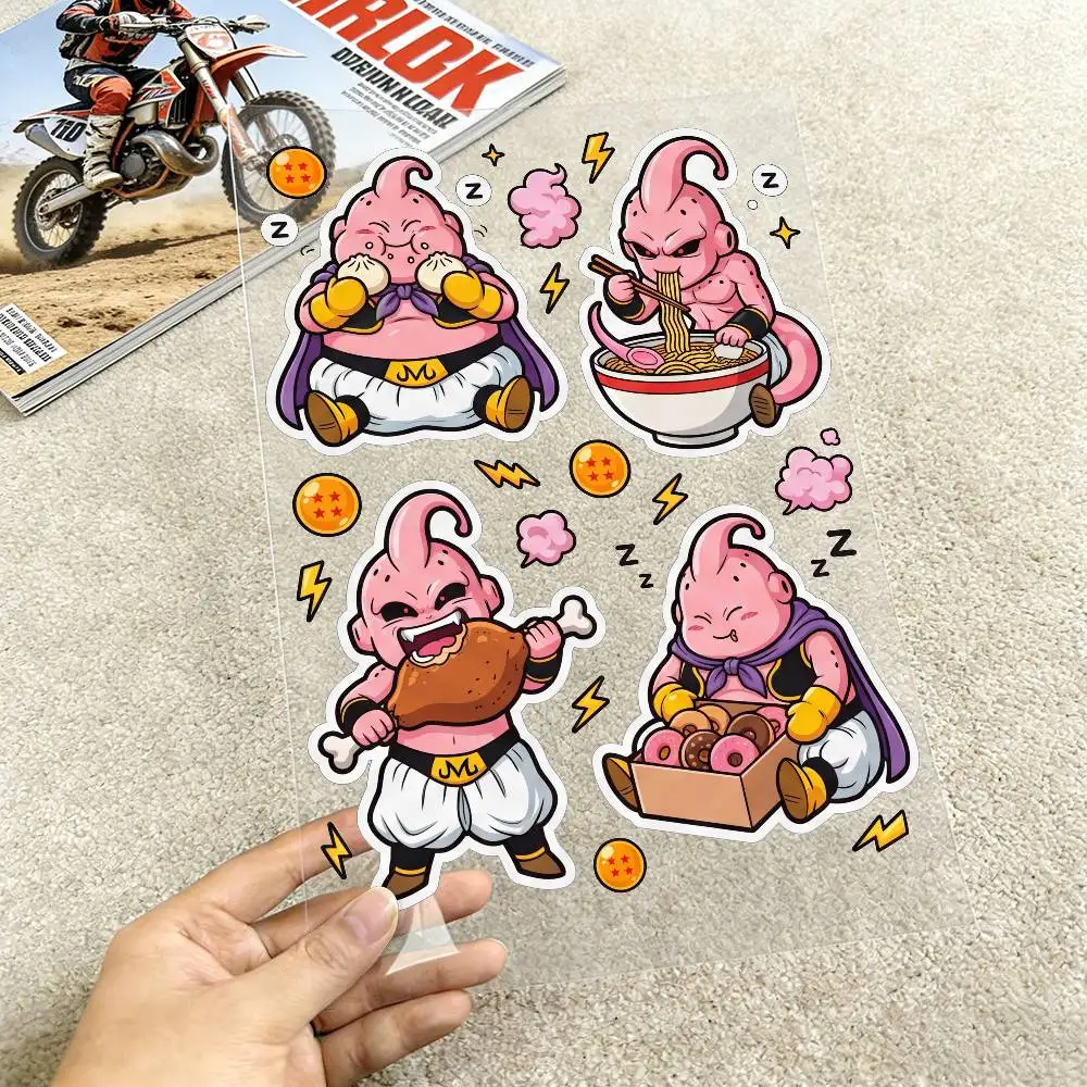 

DRAGON BALL GOKU Motorcycle Reflective Stickers Waterproof Decals for Helmet Scooter Fuel Tank Toolbox Racing