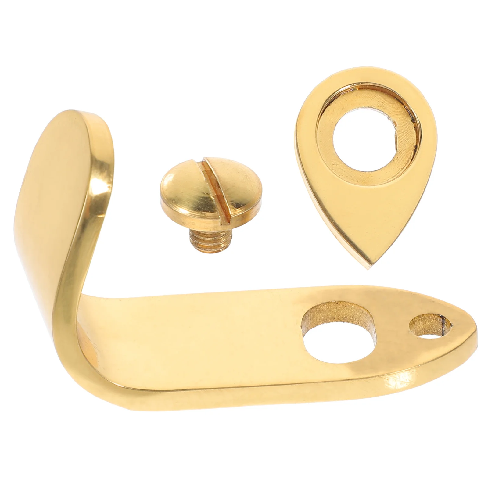 

1Set Replacement Saxophone Thumb Rest Solid Metal Build Portable Lightweight Simple Installation Fits Most Alto Tenor Sax Models