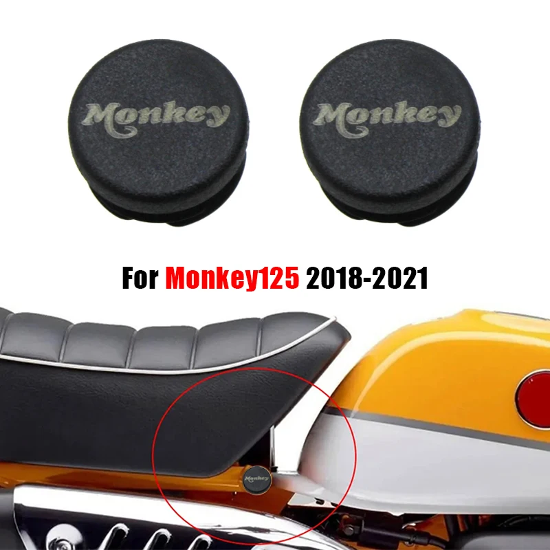 

Fit For Honda Monkey125 Frame Hole Cover Caps Plug Decorative Frame Cap Set Monkey 125 2018-2022 2021 Motorcycle Accessories