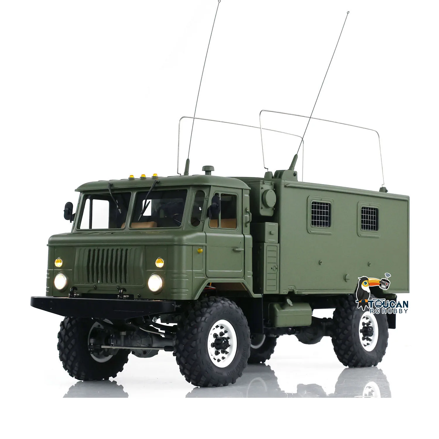 Sonderangebot 1/10 CROSS RC GC4M RTR Militär Befehl Lkw mit Licht Sound Rauch RC Fahrzeug für Fortgeschrittene Spieler THZH1986-SMT8