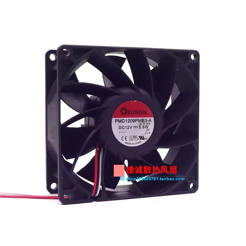 For PMD1209PMB3-A RGN SUNON Approved 12V 5.6W 9038 9CM Inverter Fan