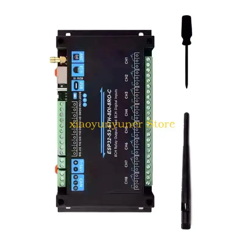 P9JB Modul Ethernet 8 Arah Industri Penggantian RS485 Komunikasi Ethernet