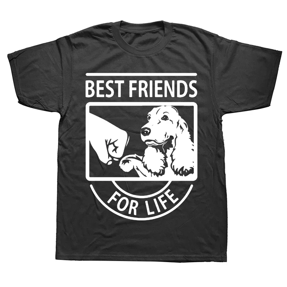 Graphic Cotton Short Sleeve Pet Lover Gifts Idea T-shirt Men Streetwear Novelty Awesome Cocker Spaniel Dog Best Friend T Shirts