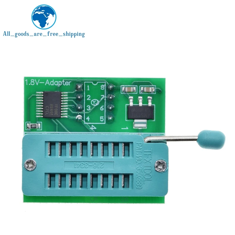 TZT 1.8V adapter for Iphone or motherboard 1.8V SPI Flash SOP8 DIP8 W25 MX25 use on programmers TL866CS TL866A EZP2010 CH341 image 5
