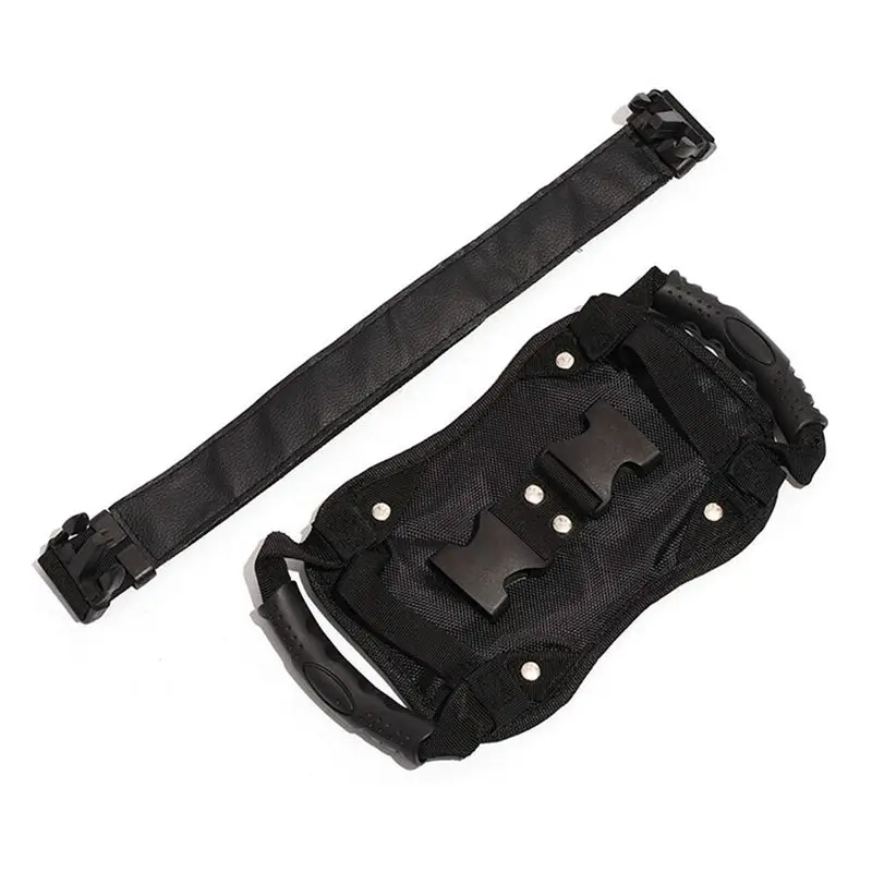 Simple Motorcycle Scooters Safety Belt Back Seat Passenger Grip Grab Handle Non-Slip Strap Universal Motorcycle Seat Strap