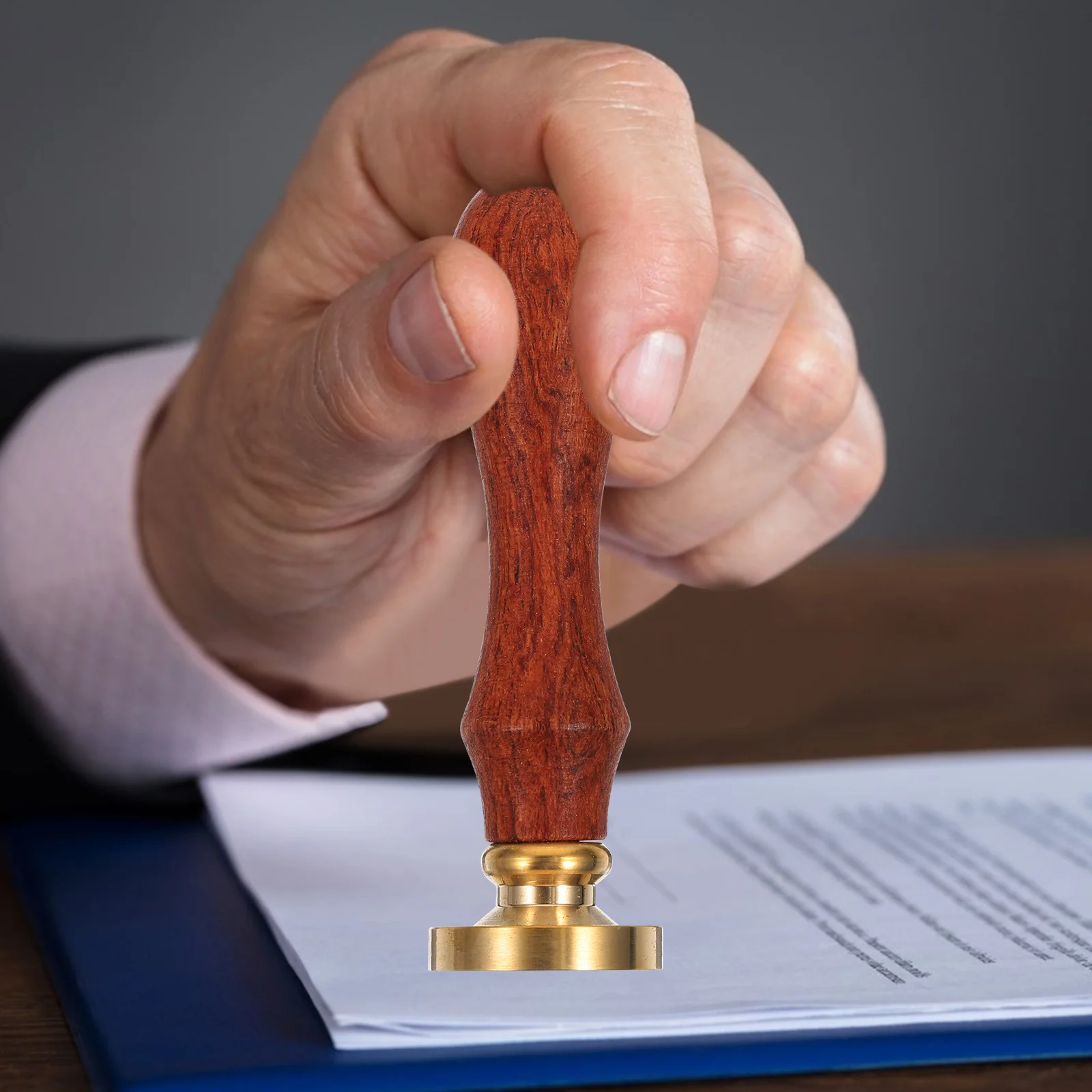 

DIY Decor Wax Seal Stamp Copper Head Wooden Handle Unique and Beautiful for Envelopes Scrapbooks Wax Seal Pattern Stamp