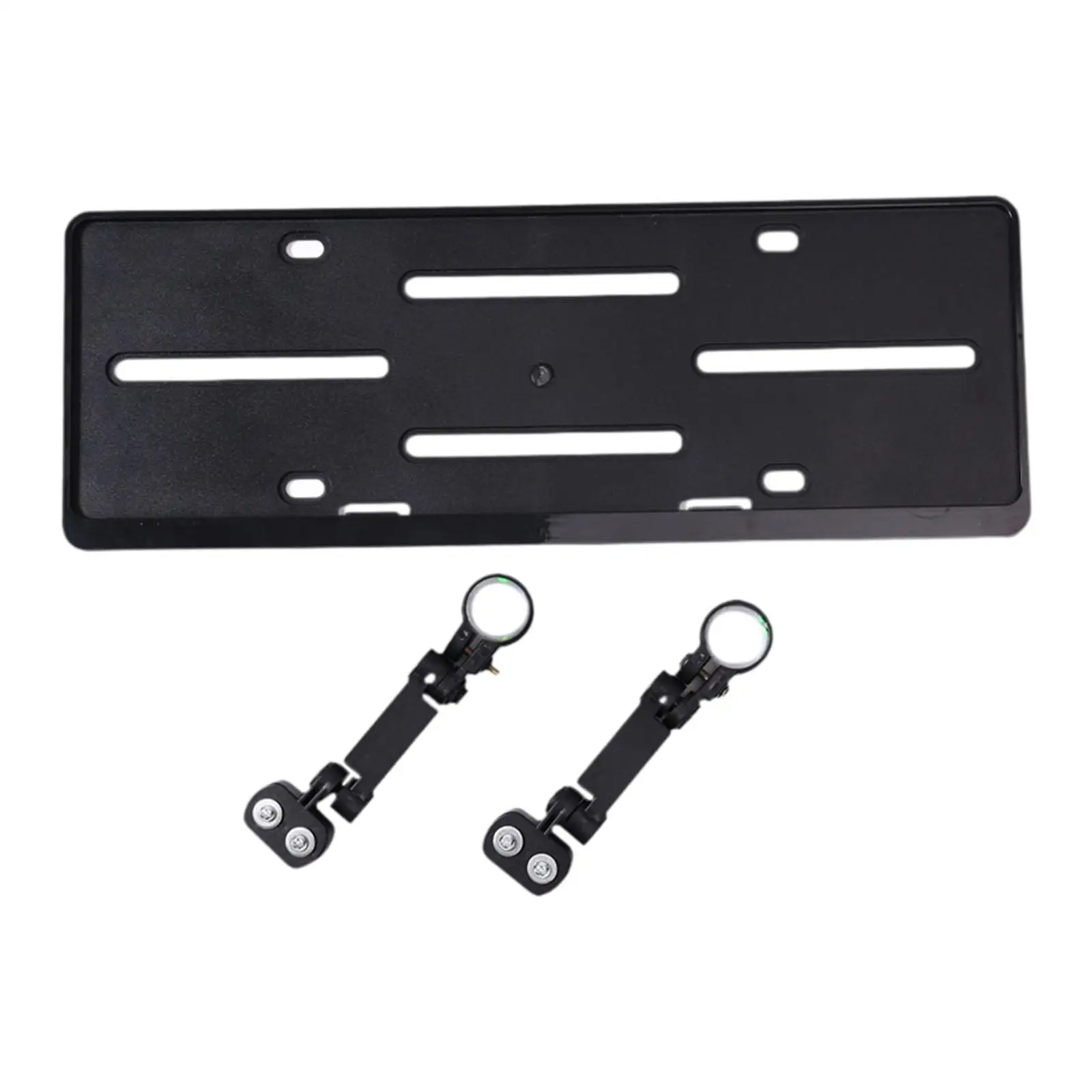 إطار لوحة الترخيص 45.4 × 16.2 سم لرف الدراجة الخلفي للمركبة خفيف الوزن