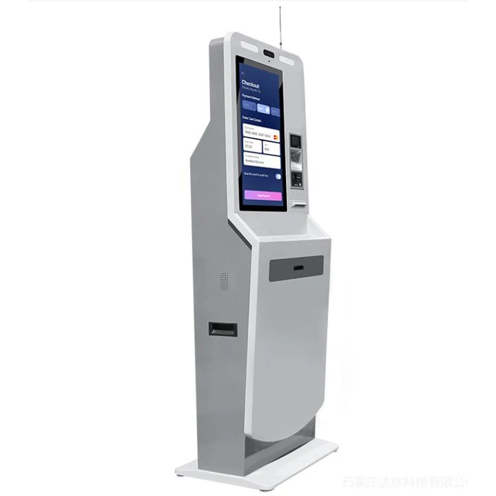 17/19/21.5 Inch Touch Screen Bill Payment Machine Self Service Ordering Payment Floor Standing Kiosk