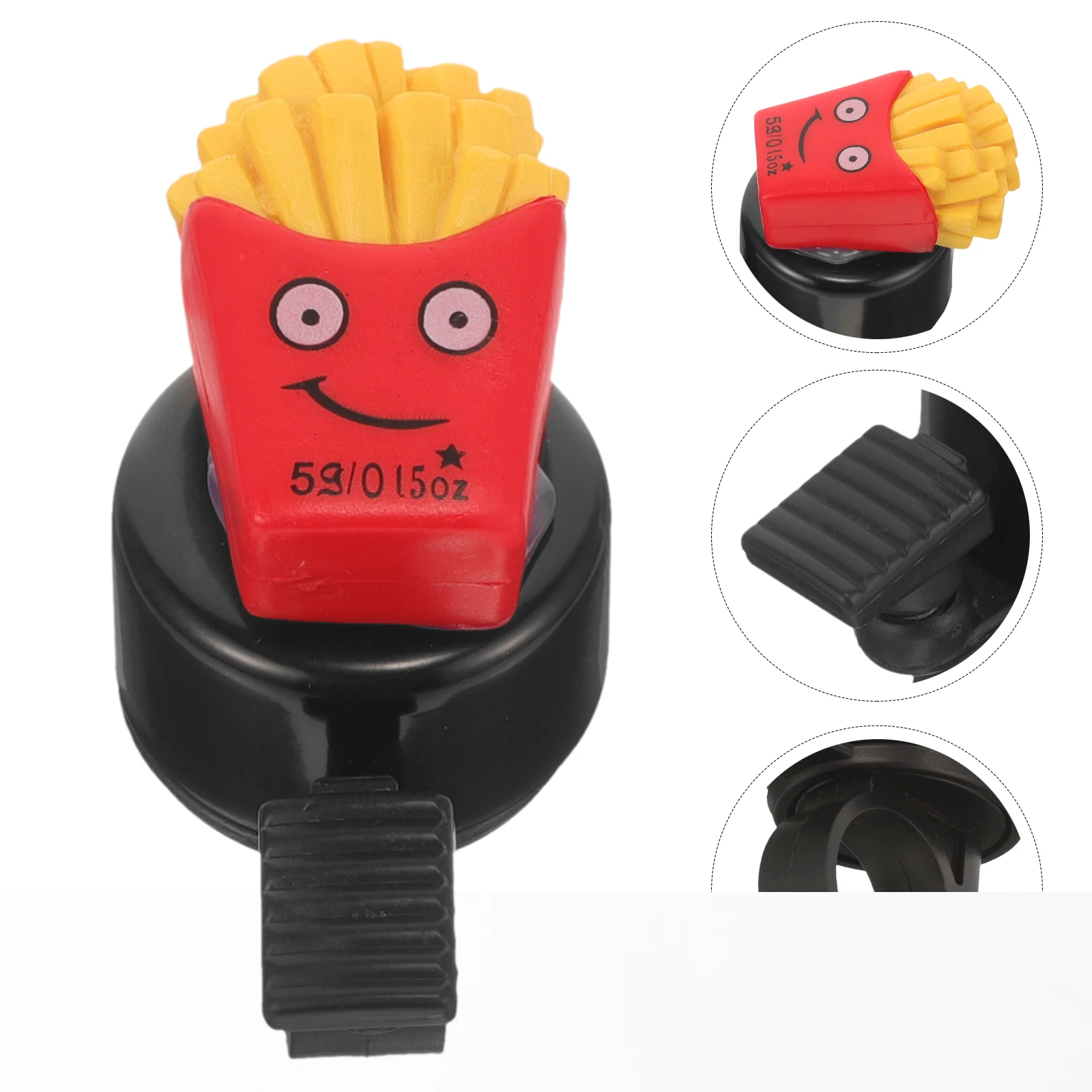 

Cartoon Bike Bell Adorable Ring Accessories Loud Bells Durable Materials Mountain Road Bicycles Scooters Handlebar