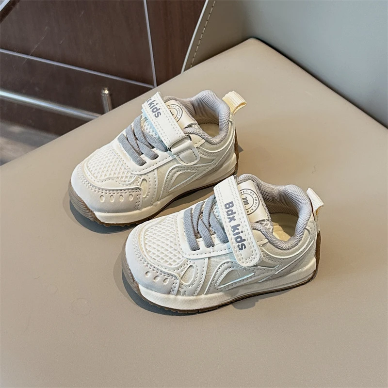 

Baby Sports Shoes Casual Hook&loop Cute Kids Walking Shoes Mesh Breathable 2025 Autumn New Boys Girls Running Shoes Non-slip