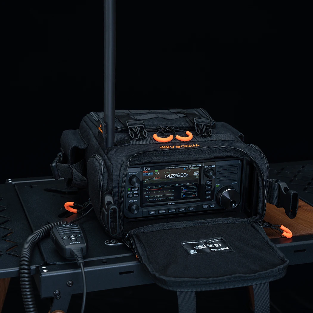 WINDCAMP Radio Cases for ICOM IC-705 FTX-1F Custom Made Field Pack-705 Compatible with LC-192