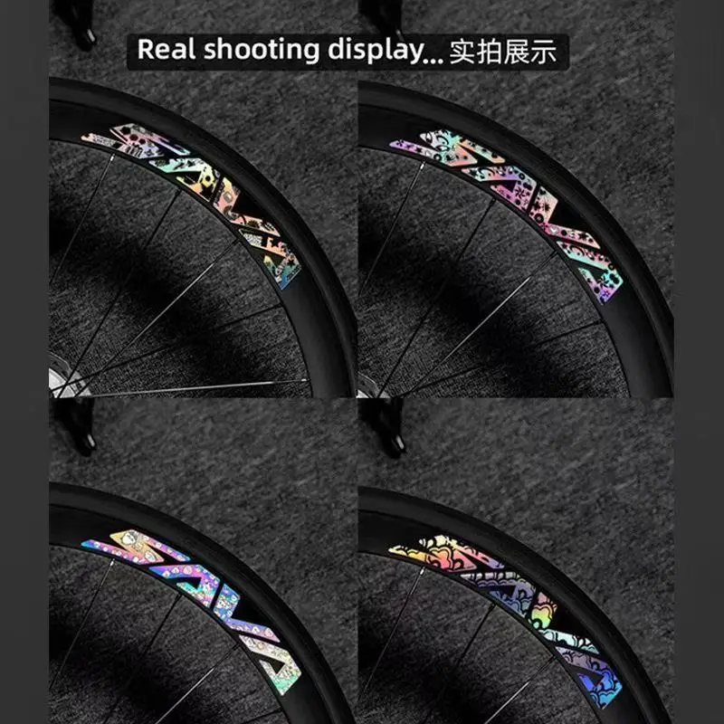 2026 New Bicycle Stickers Mtb Wheel protector Decal Road Bike Custom Bicycle Decal Cycling Retro Stickers Bike Accessories