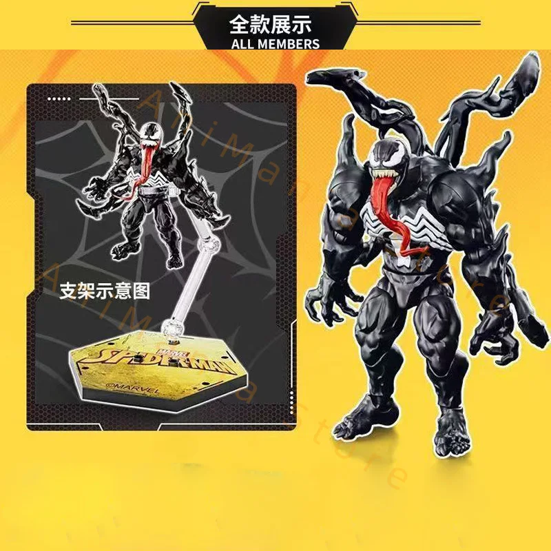 Nueva caliente Marvel Spider Man Mini figura Venom pulpo Doctor Green Devil figura de acción modelo niños regalos colección de juguetes