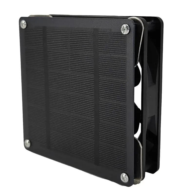 

AUAU-3W 6V Мини-портативный уличный вентилятор с интегрированной солнечной панелью для теплиц, будок для собак и курятников, солнечный вентилятор с зарядкой от солнца