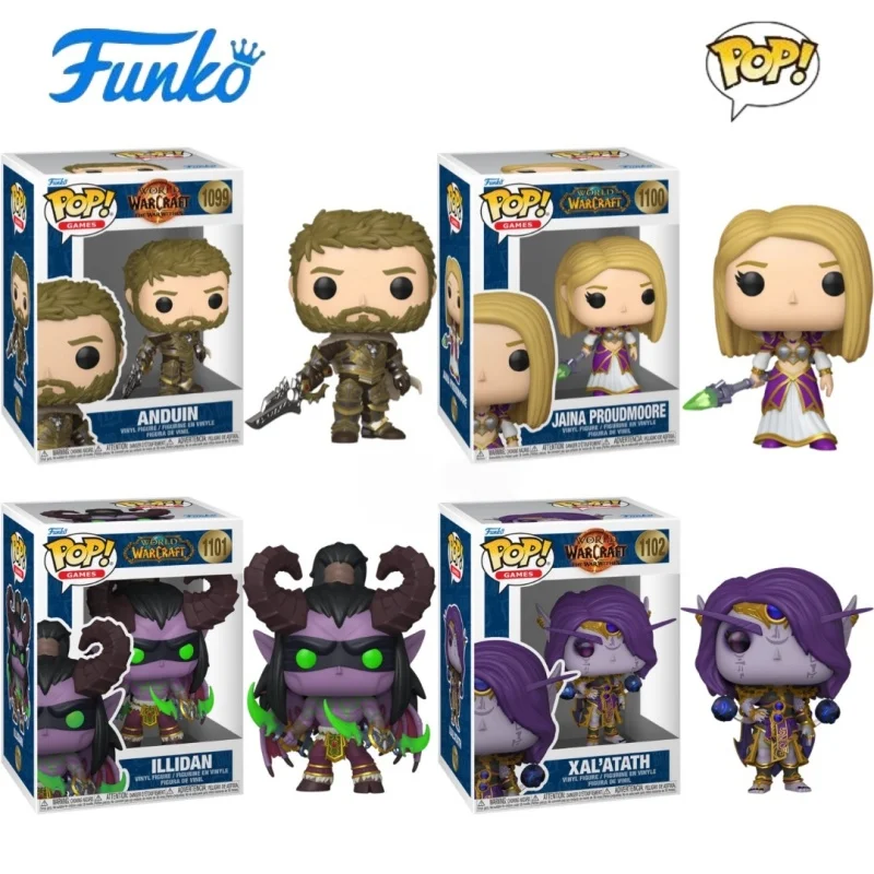 World of Warcraft Series the Lich King Illidan Thrall Jaina Funko Pop Vinyl