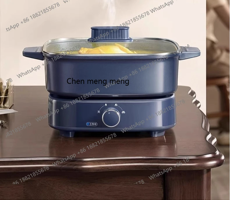 

Electric hot pot household split L high-power multi-function frying and sticking integrated intelligent electric cooking pot