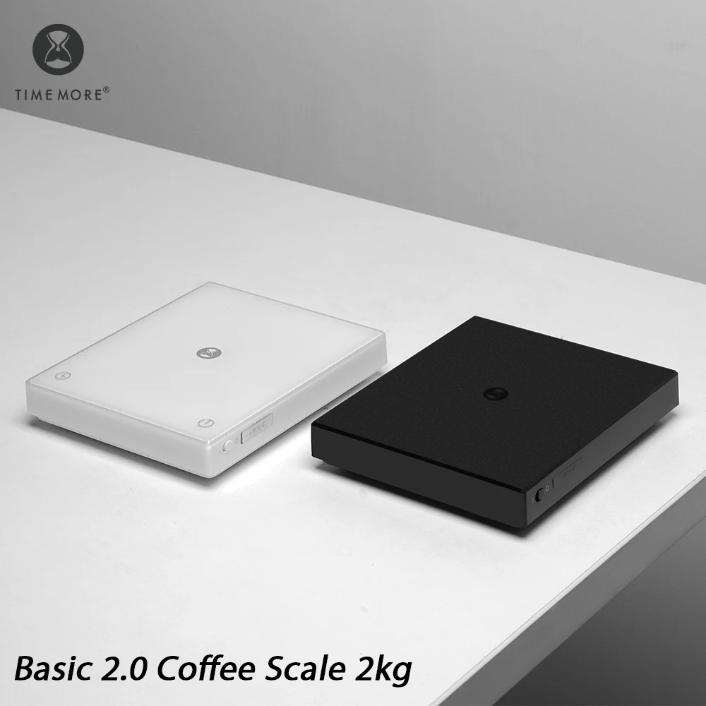 TIMEMORE Black Mirror Basic 2.0 Precision Coffee Electronic Scale 0.1g Accuracy Digital Kitchen Scale Large LCD Display