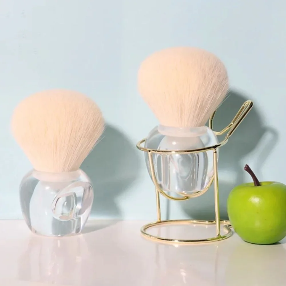 Presentes portátil blush escova com sulcos ferramenta de maquiagem escovas de ferramenta de unhas multi-função pequenas escovas de pó solto
