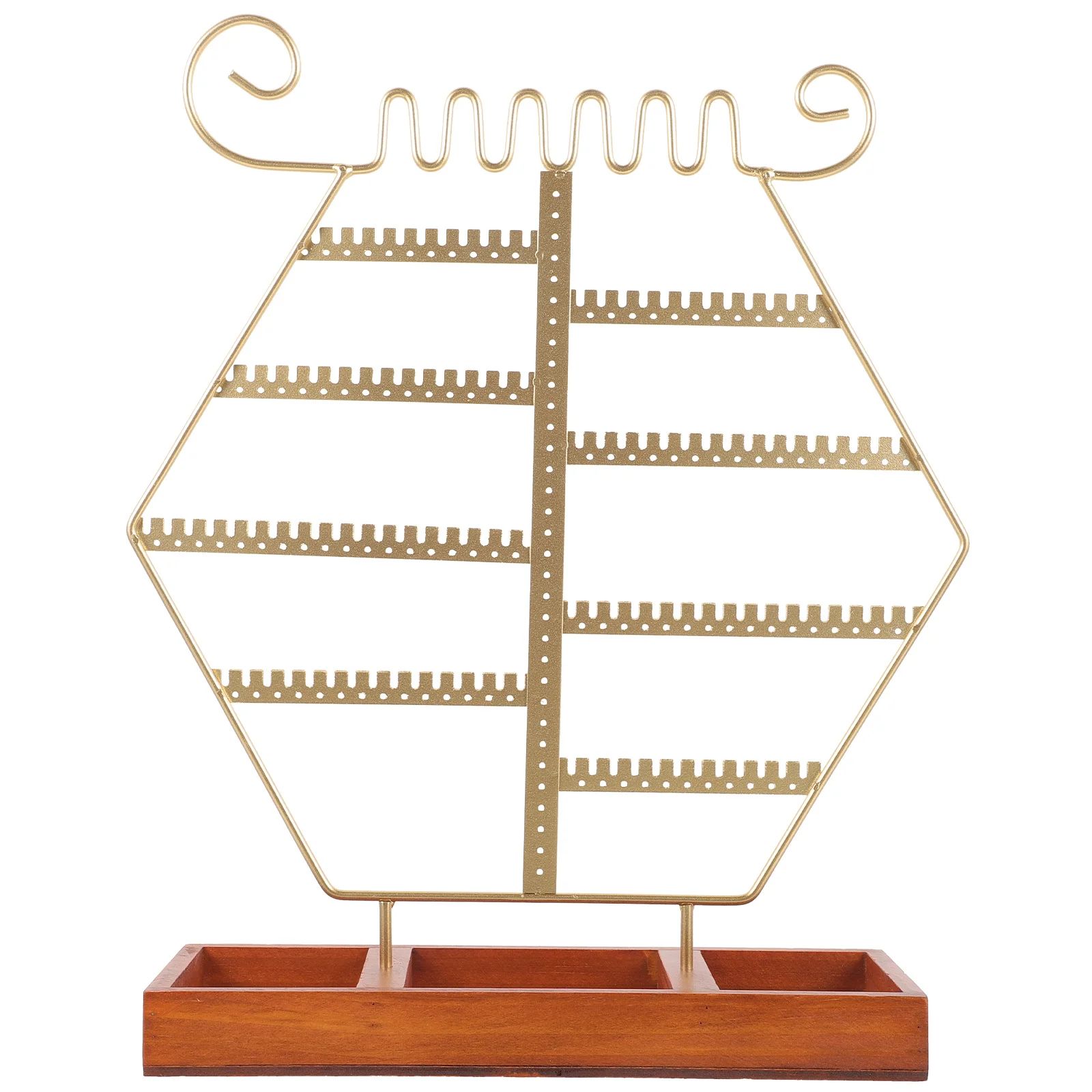 Decorative Earring Display Stand Unique and Stable for Girls to Organize and Showcase Ear Studs Earrings Organizer