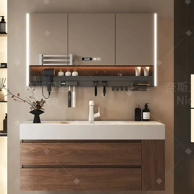 Wall Toilet Bathroom Cabinet Over Mirror Makeup Organizer Perfume Shelves Cupboard Drawers Paper Archivadores Salon Furniture
