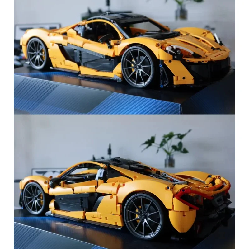 3893 peças blocos de construção técnicos compatíveis 42172 mclaren p1 montar quebra-cabeça modelo carro esportivo brinquedos para meninos presentes de aniversário