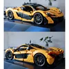3893Pcs 기술 빌딩 블록 호환 42172 McLaren P1 조립 퍼즐 모델 스포츠카 장난감 소년 생일 선물 5