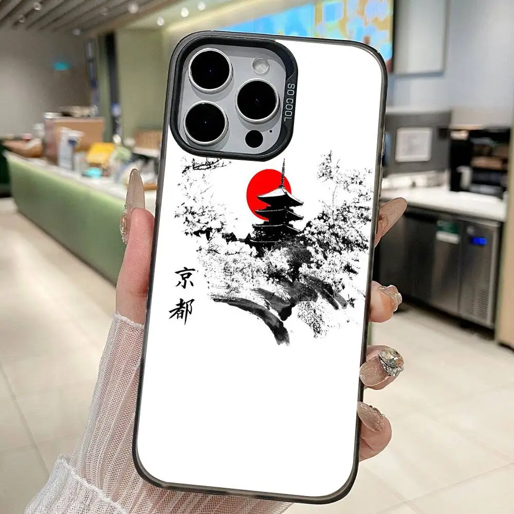 Funda para Teléfono con Diseño de la Antigua Capital de Japón, Kioto, para iPhone 17 16 15 14 13 12 11 Pro MAX, Antigolpes y Anti-Caídas