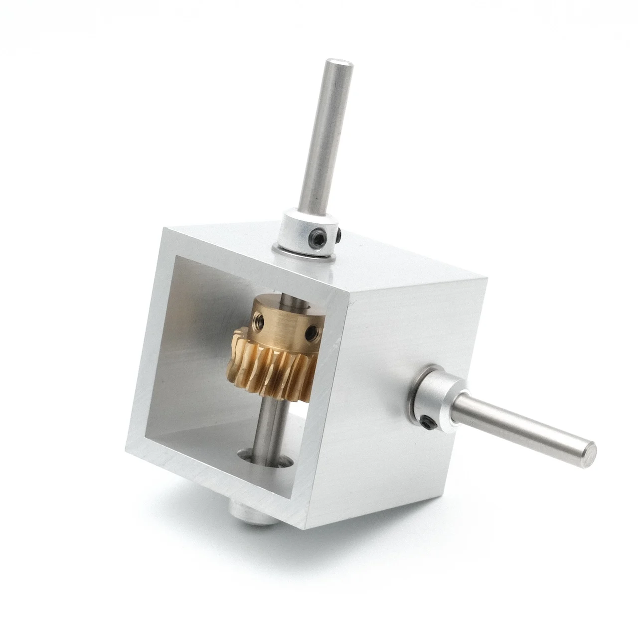 1:10 1:20 Worm Gear Reduction Gearbox 6/8MM Shaft 20T Gear 90 Degree Right Angle Corner Device