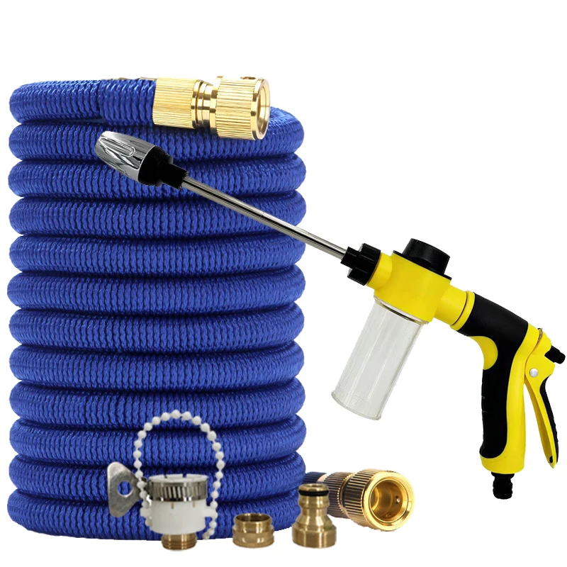 

Garden Expandable Hose, High-Pressure Car Washing Foam Water Gun, Multi-Function, Garden Irrigation Pipe, Car Washing Tools