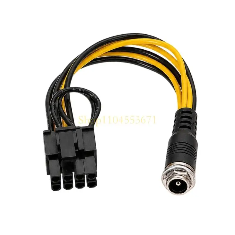 Best Seller High Current DC5525 Female to 6Pin 6+2PIN PCIe Power Supply Cable for GPU Server and Industrial Equipment